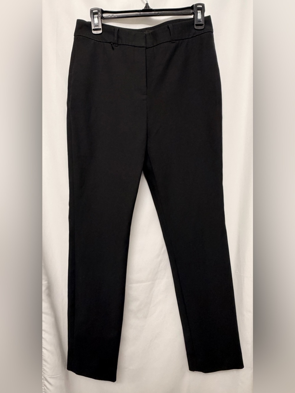 WHBM Elle Slim Black Ankle Career Pants Women’s Size 6